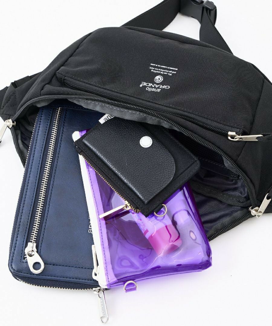 anello GRANDE ボディバッグ ウエストポーチ 両面撥水 軽量 mini CABIN GTM0455