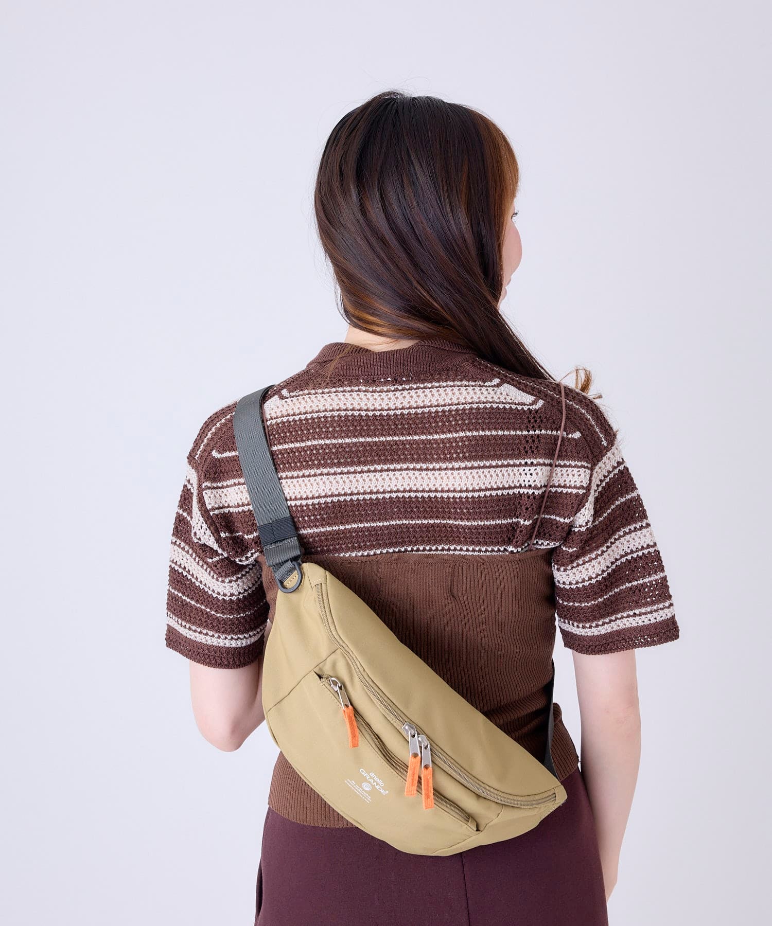 anello GRANDE ボディバッグ ウエストポーチ 両面撥水 軽量 mini CABIN GTM0455