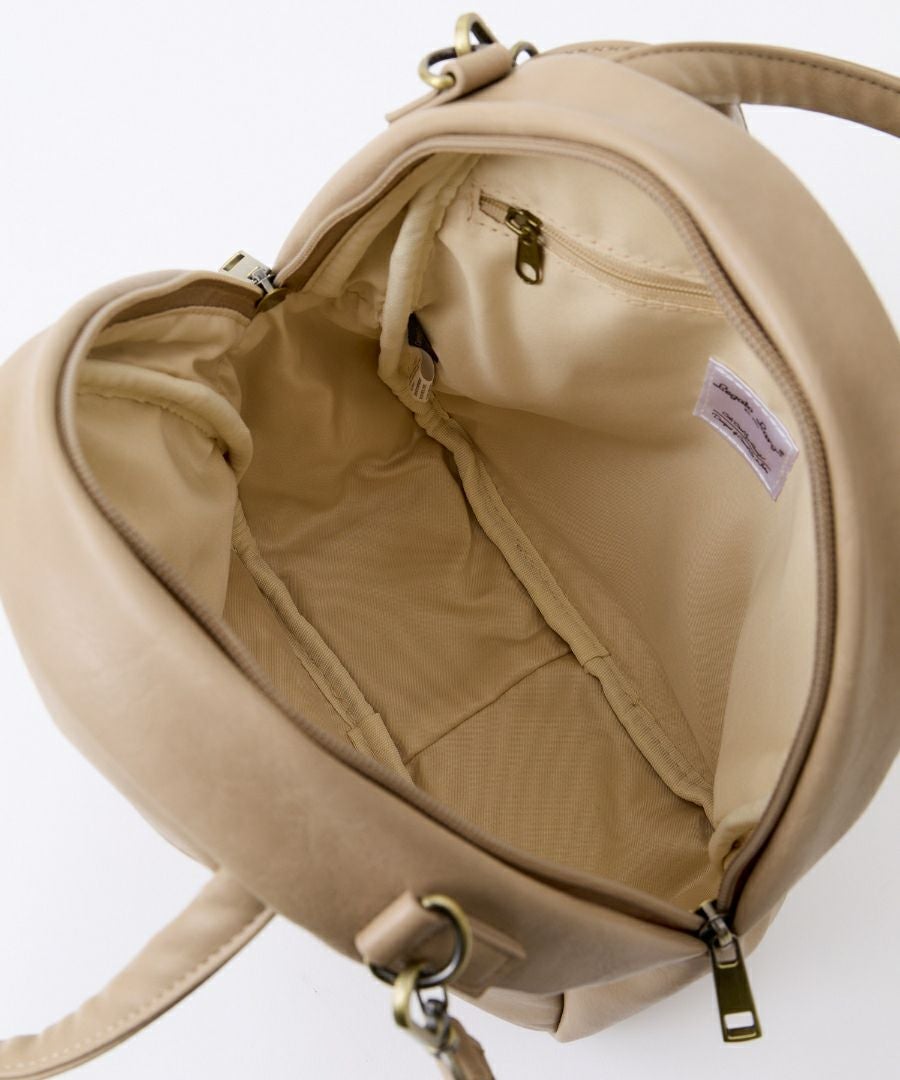 Legato Largo ショルダーバッグ 2WAY ヴィンテージ 自立 本革風合皮 A5 ナチュラルヴィンテージ LG-V0422