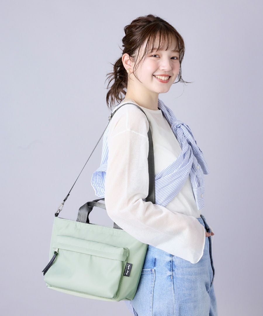 Legato Largo ショルダーバッグ 保冷ポケット 撥水 2WAY 自立 男女兼用 A5 クールーム LH-X0481