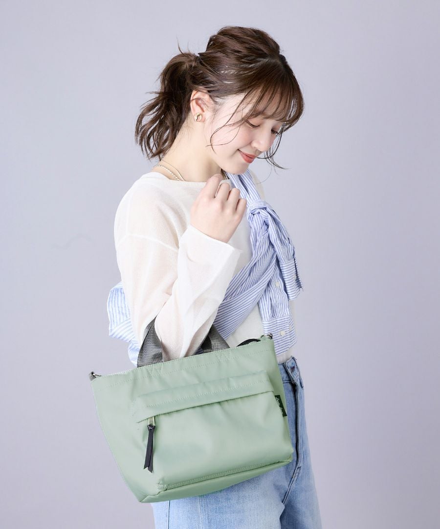 Legato Largo ショルダーバッグ 保冷ポケット 撥水 2WAY 自立 男女兼用 A5 クールーム LH-X0481