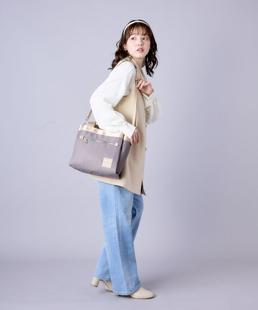 Legato Largo トートバッグ 撥水 10ポケット 自立 A5 オールデイ LT-X0451