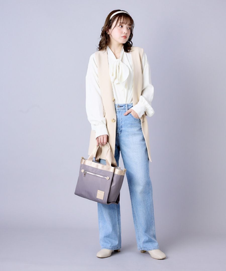 Legato Largo トートバッグ 撥水 10ポケット 自立 A5 オールデイ LT-X0451