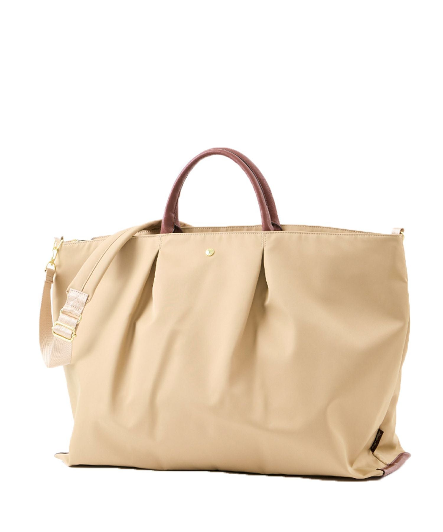 Legato Largo ボストンバッグ  ベージュ 肩楽 ASD001