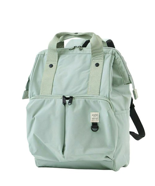 anello リュック バックパック 両面撥水 PC収納 キャリーオン セキュリティーポケット A4 NEW STANDARD AGB5005