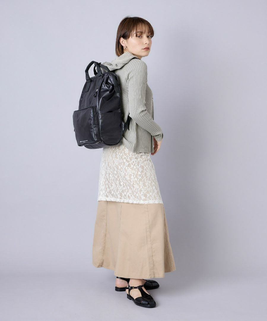 anello リュック バックパック 耐水生地 PC収納 セキュリティーポケット A4 DANIELLE AIB5052