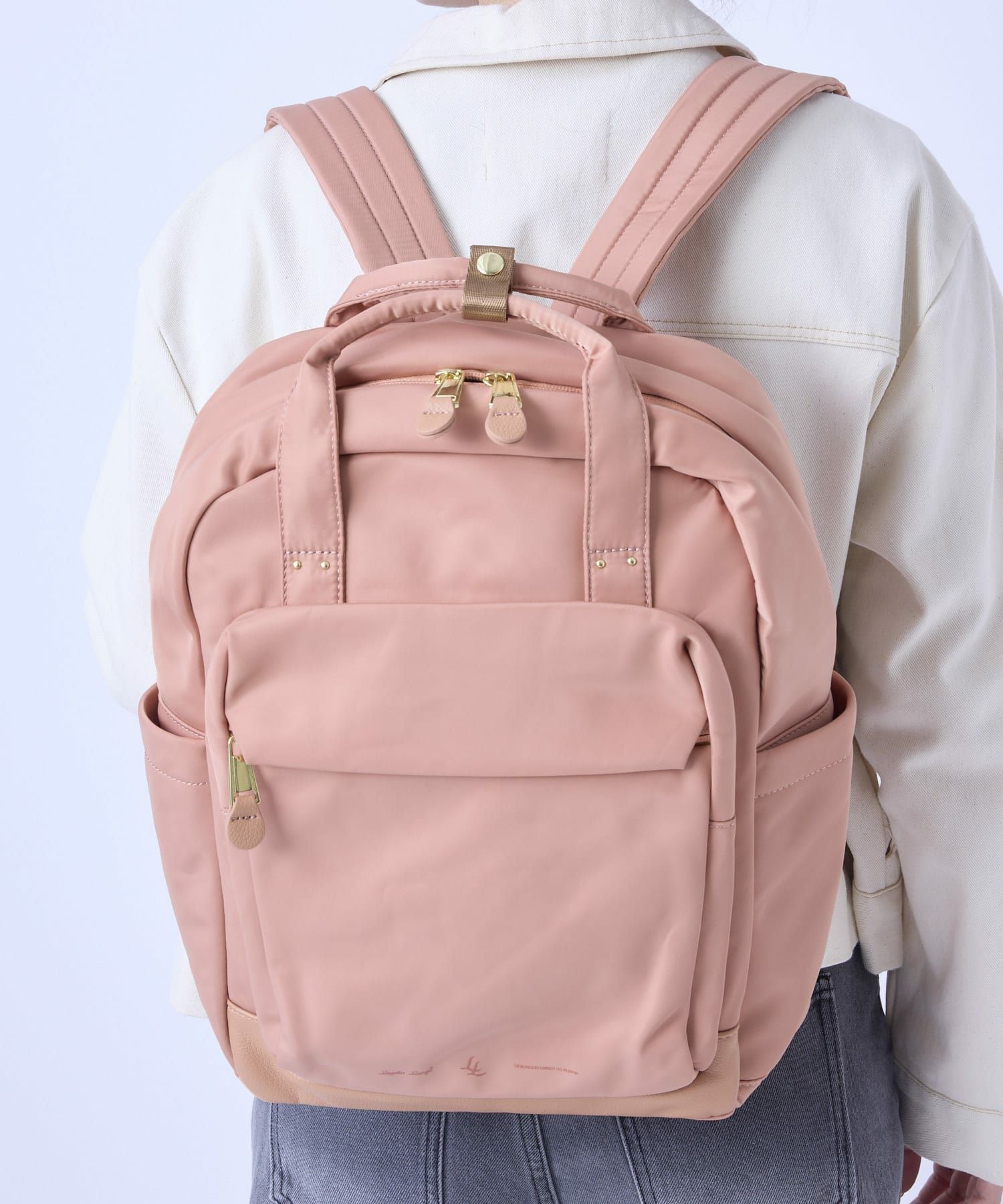 Legato Largo リュック バックパック 両面撥水 10ﾎﾟｹｯﾄ 13ｲﾝﾁPC収納 ｷｬﾘｰｵﾝ A4 FLUFFY LG-B4923