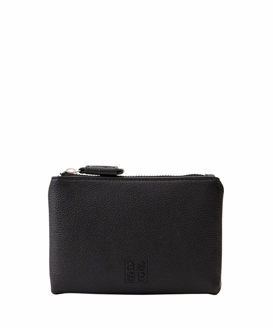 anello ポーチ 金属ビスロンファスナー 自立 mini CHERISH AGB5036