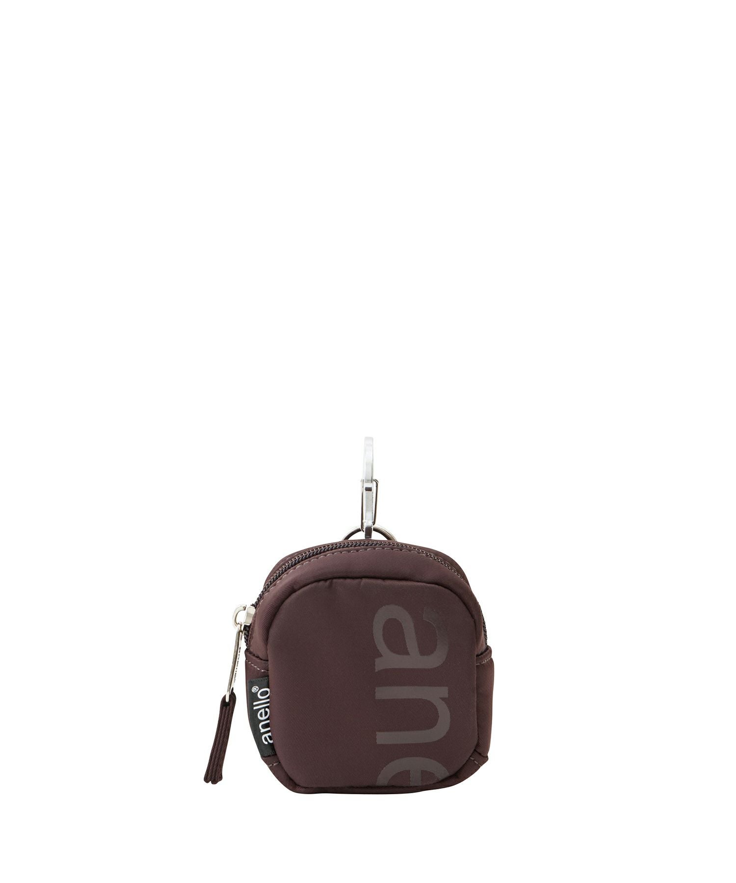 anello ポーチ 両面撥水 ラバープリント パディング カラビナ mini ALF AIY0131