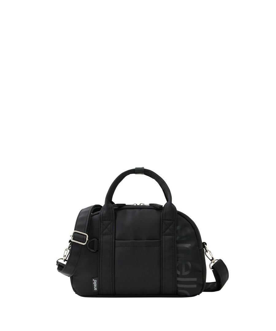 anello ショルダーバッグ 両面撥水 ラバープリント パディング Dカン 2WAY mini ALF AIY0132