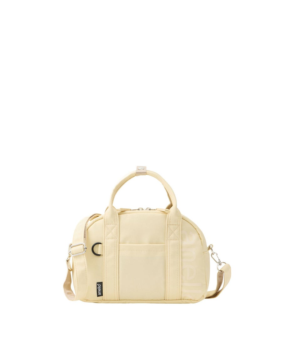 anello ショルダーバッグ 両面撥水 ラバープリント パディング Dカン 2WAY mini ALF AIY0132