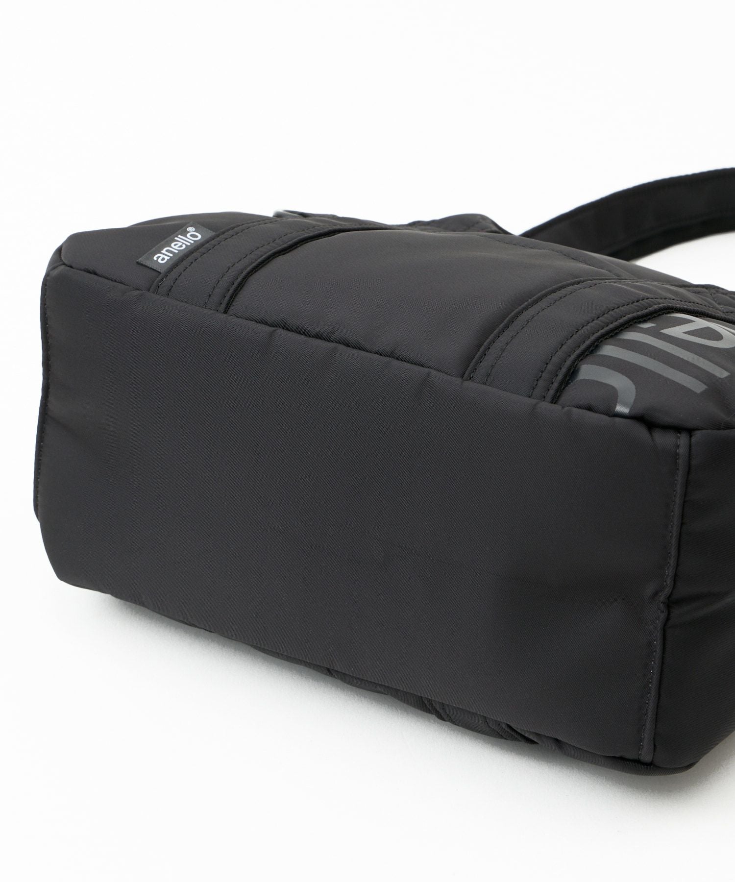 anello ショルダーバッグ 両面撥水 ラバープリント パディング Dカン 2WAY mini ALF AIY0132