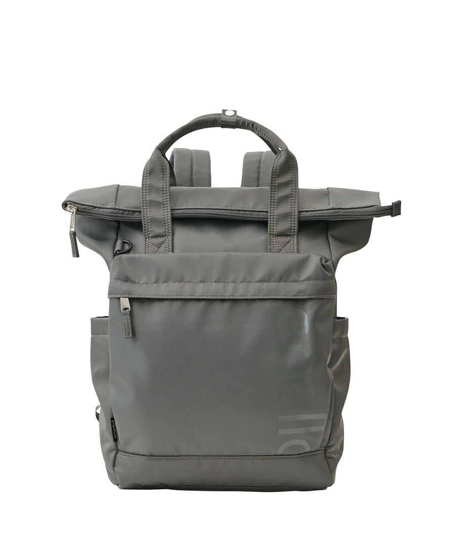 anello リュック バックパック 両面撥水 ラバープリント パディング Dカン PC収納 キャリーオン A4 ALF AIY0134