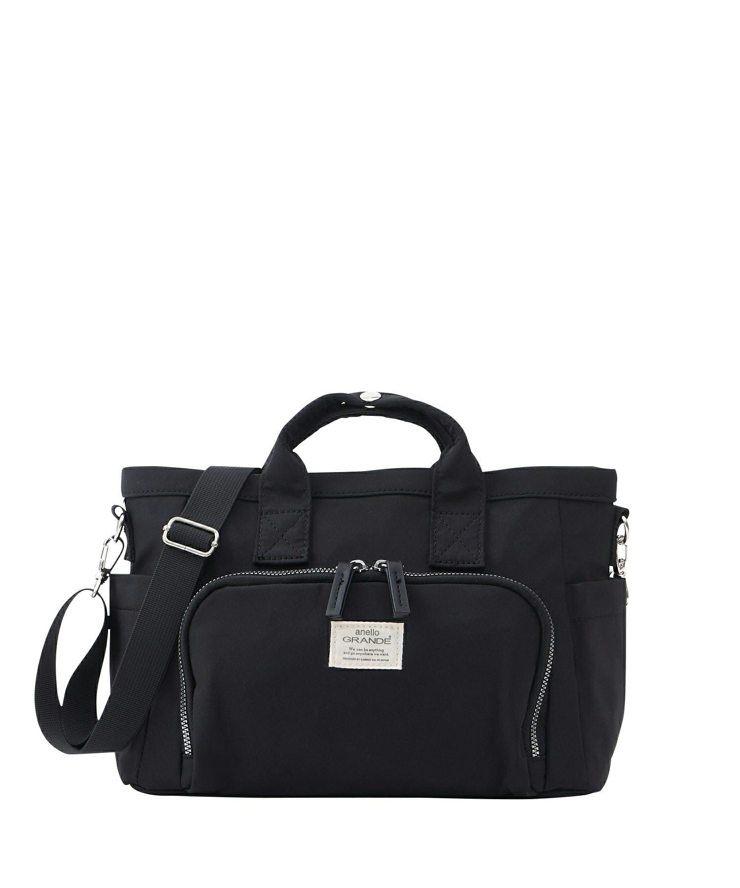 anello GRANDE ショルダーバッグ 両面撥水 10ポケット 金属ビスロンファスナー 2WAY A5 CORY GGY0151