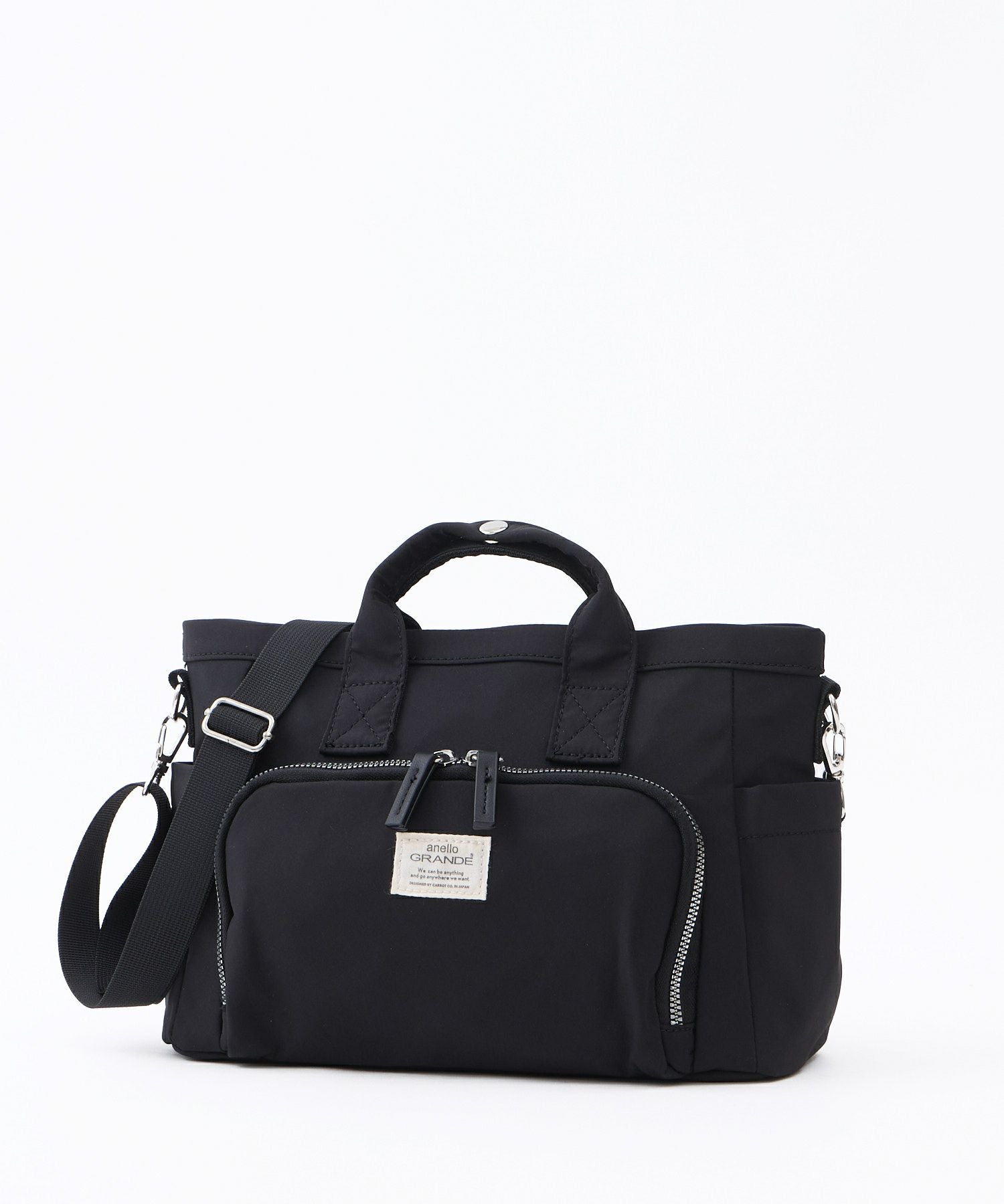 anello GRANDE ショルダーバッグ 両面撥水 10ポケット 金属ビスロンファスナー 2WAY A5 CORY GGY0151