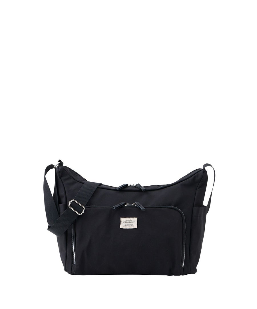 anello GRANDE ショルダーバッグ 両面撥水 10ポケット 金属ビスロンファスナー A4 CORY GGY0152