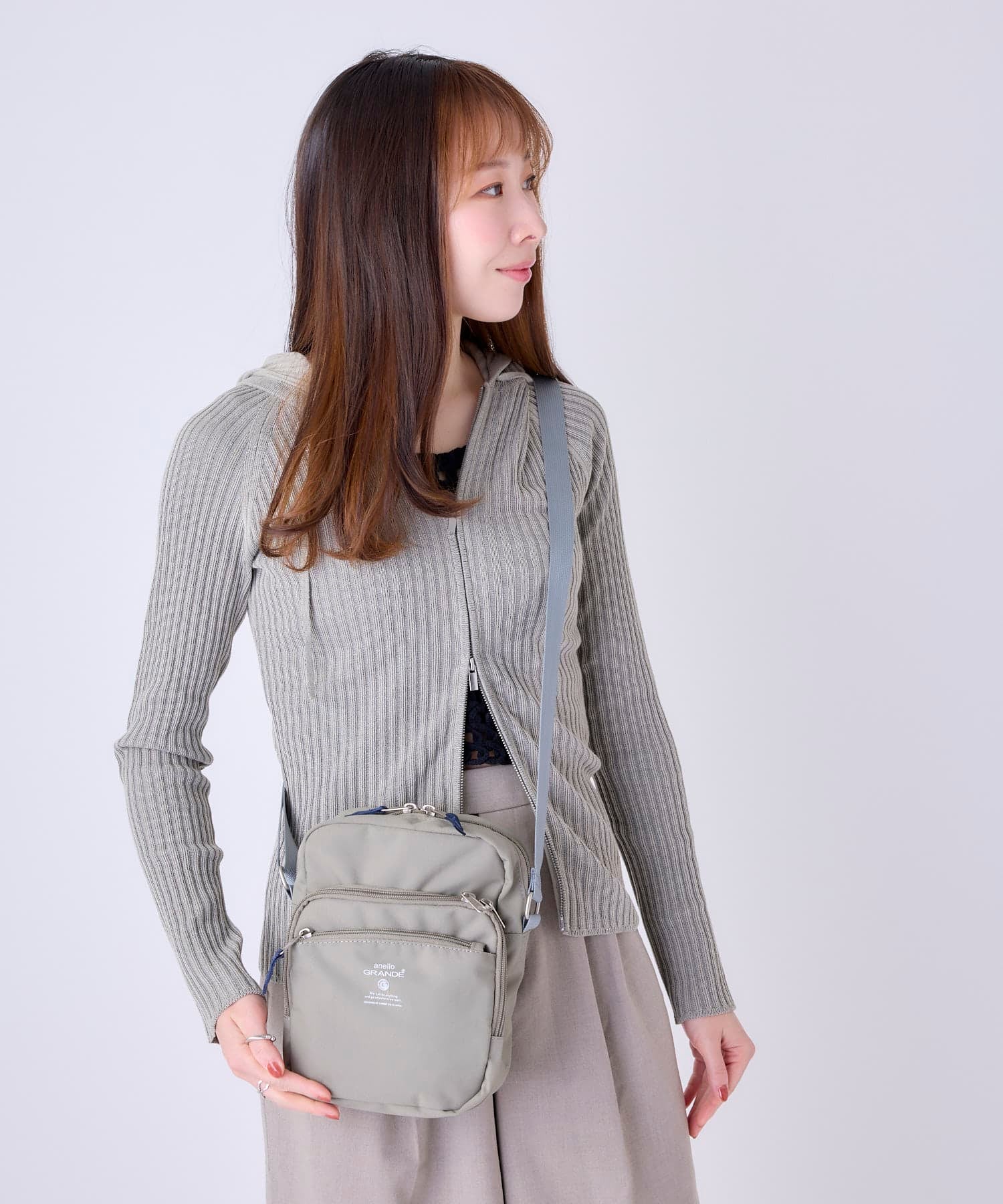 anello GRANDE ショルダーバッグ 両面撥水 軽量 A5 CABIN GTM0456