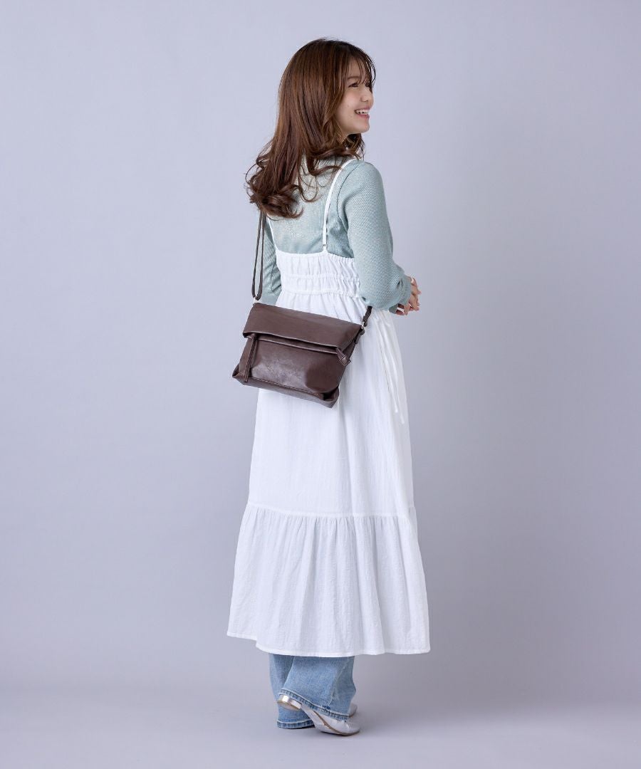 Legato Largo ショルダーバッグ 洗濯可能 自立 口折れ A5 ユニプレーン LG-X0471