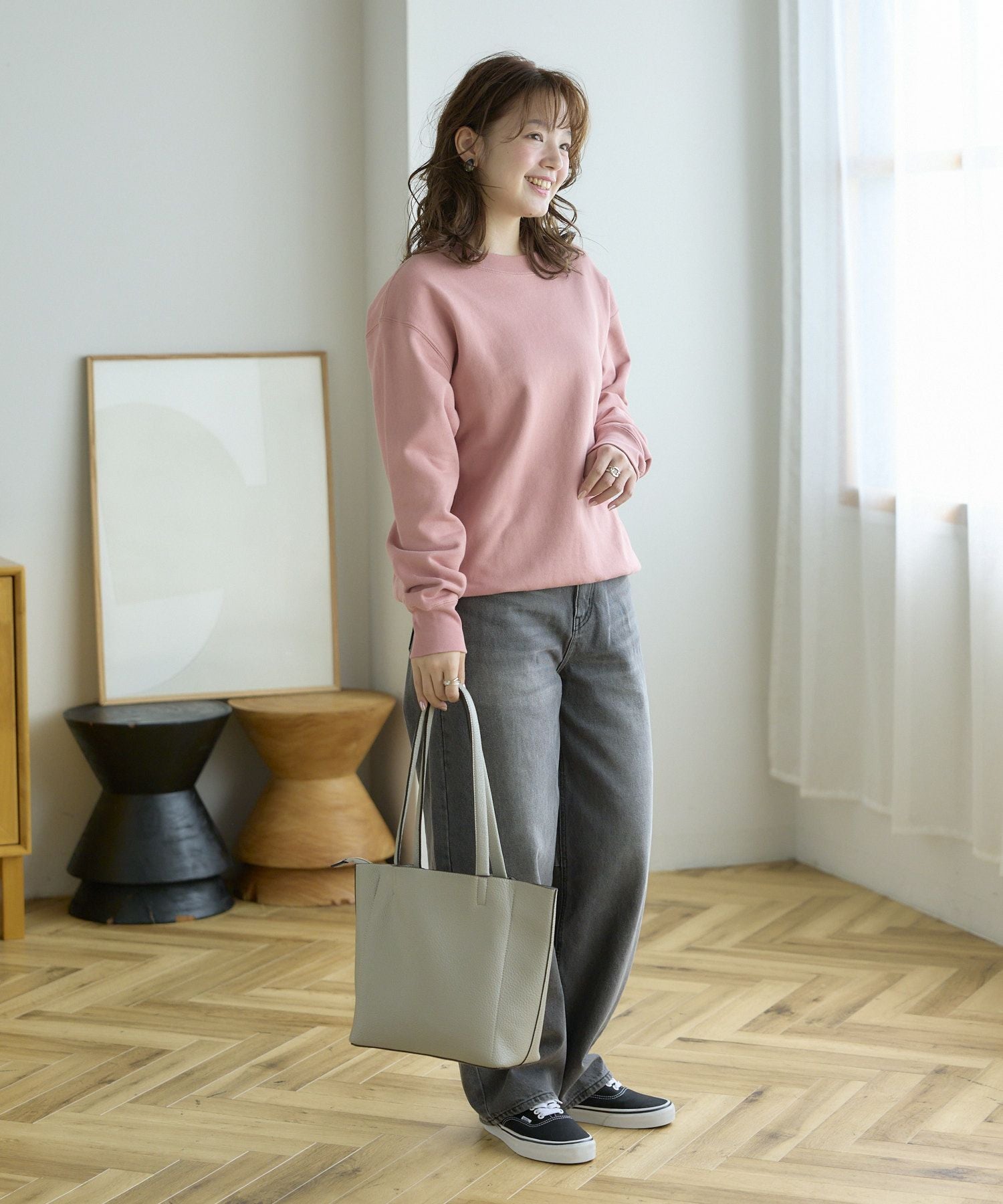 Legato Largo トートバッグ シボ合皮 高見え 軽量 3つ口仕様 A5 レトロシボ LH-D1378