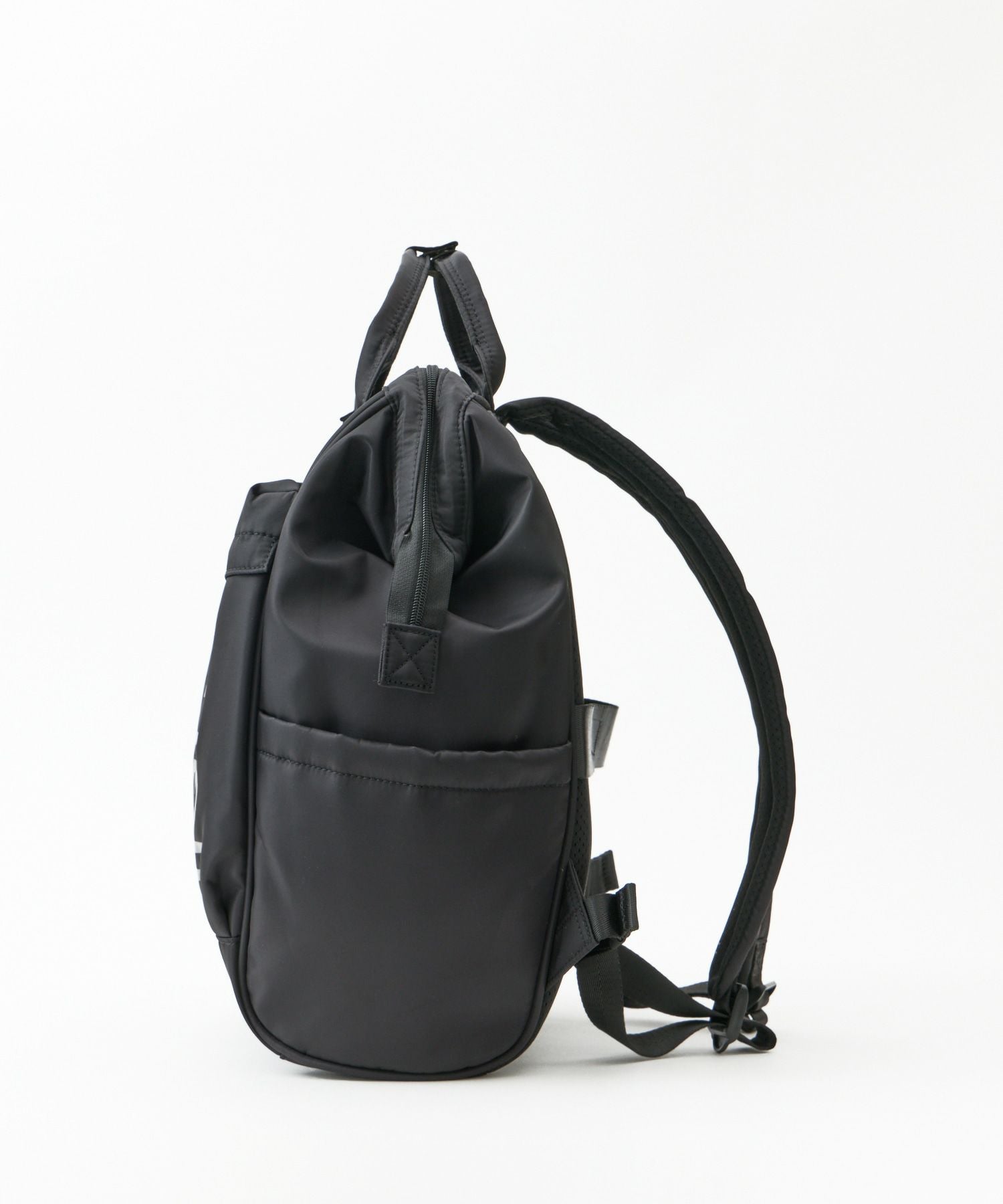 anello リュック バックパック 両面撥水 ラバープリント パディング Dカン PC収納 キャリーオン A4 ALF AIY0135