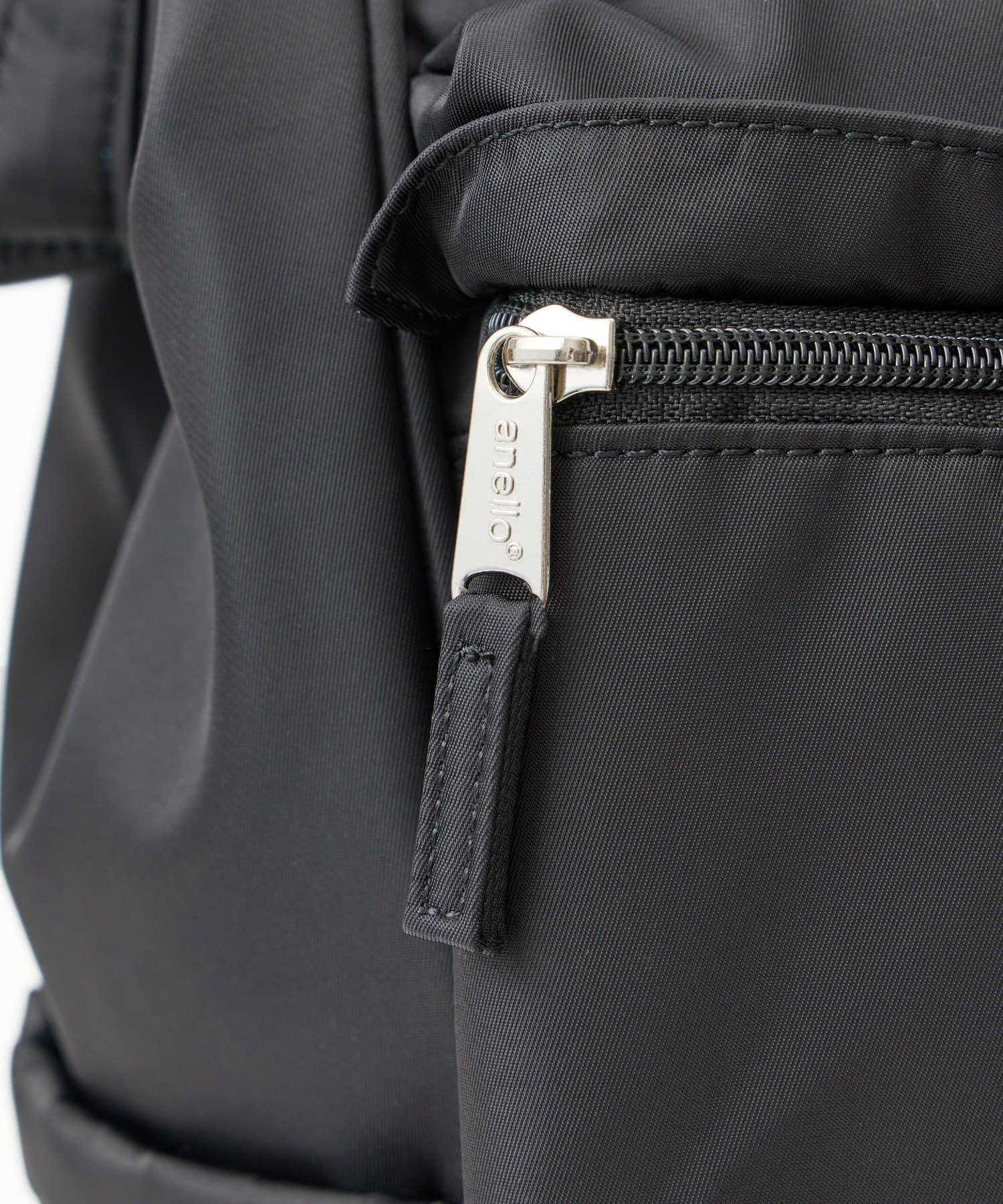 anello リュック バックパック 両面撥水 ラバープリント パディング Dカン PC収納 キャリーオン A4 ALF AIY0135