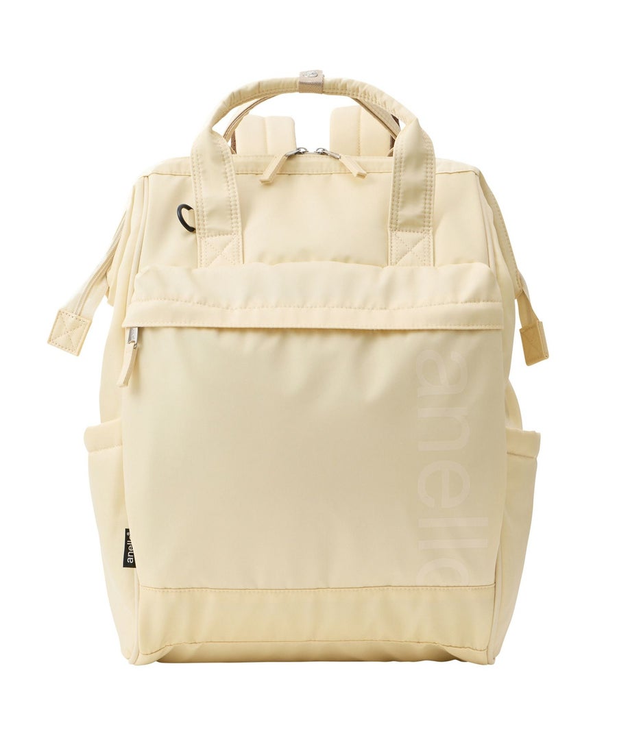 anello リュック バックパック 両面撥水 ﾗﾊﾞｰﾌﾟﾘﾝﾄ ﾊﾟﾃﾞｨﾝｸﾞ Dｶﾝ PC収納 ｷｬﾘｰｵﾝ ｾｷｭﾘﾃｨﾎﾟｹｯﾄ A4 ALF AIY0137