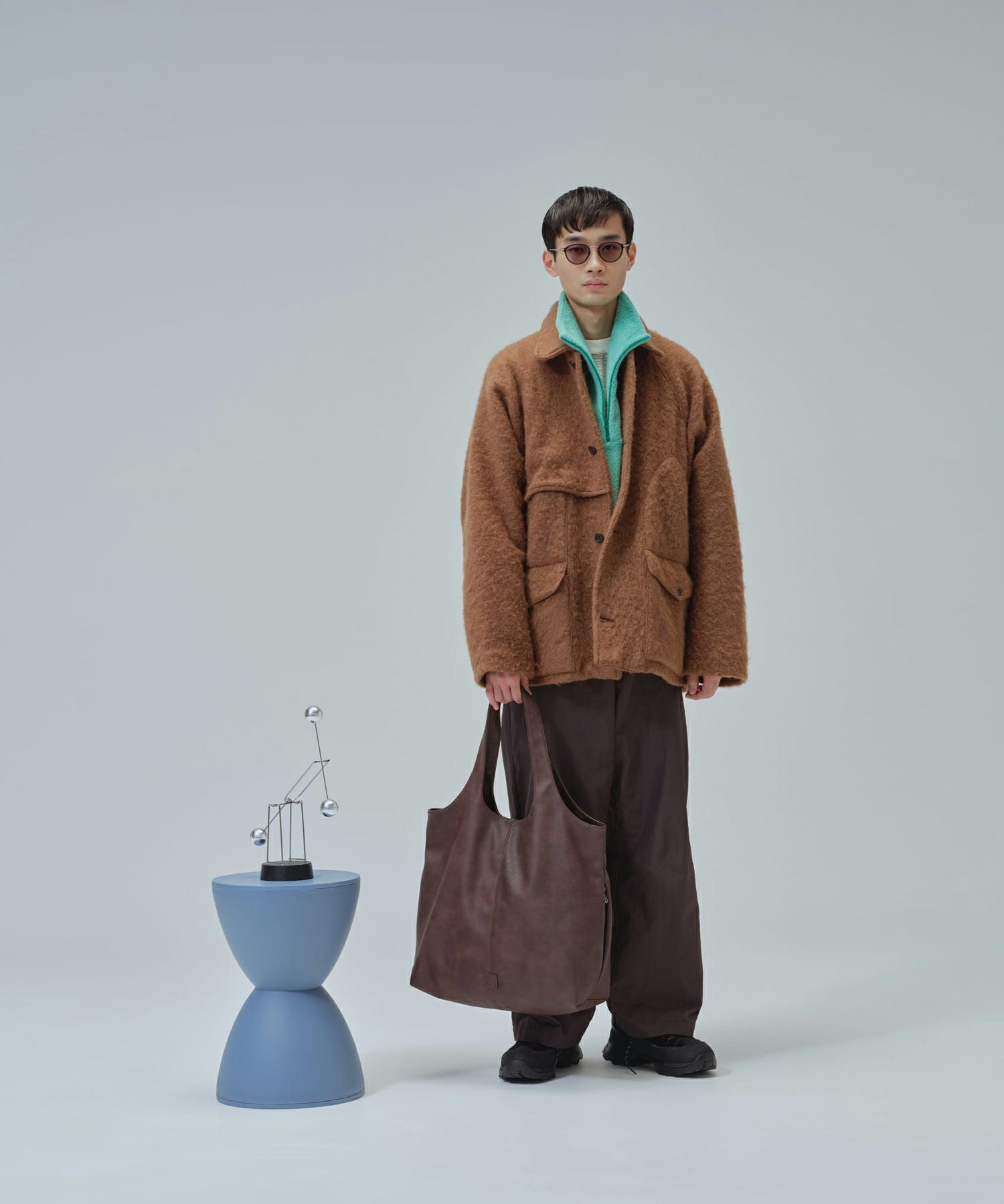 anello トートバッグ 隠しファスナーポケット A4 VANESSA AGB5062