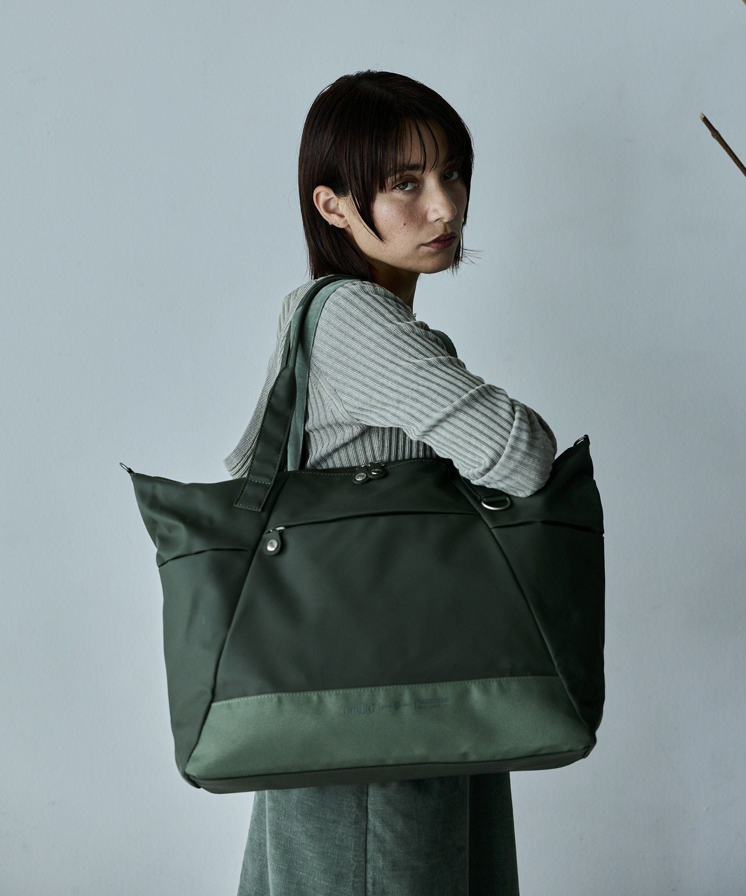 ２WAYバッグ index（インデックス） トートバッグ 「2WAY」持ち手フリルビジュー