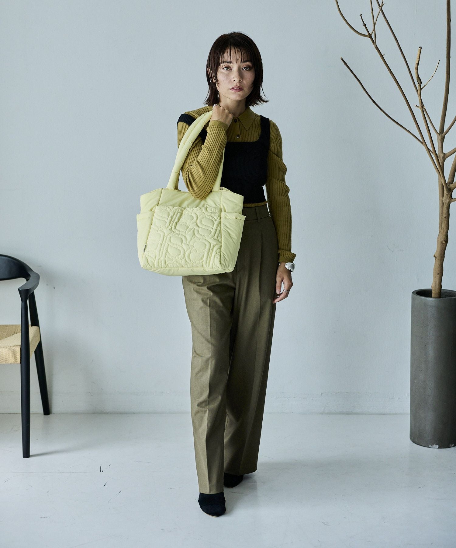 anello トートバッグ 撥水 軽量 キルティング A4 LOLLY AIY0173