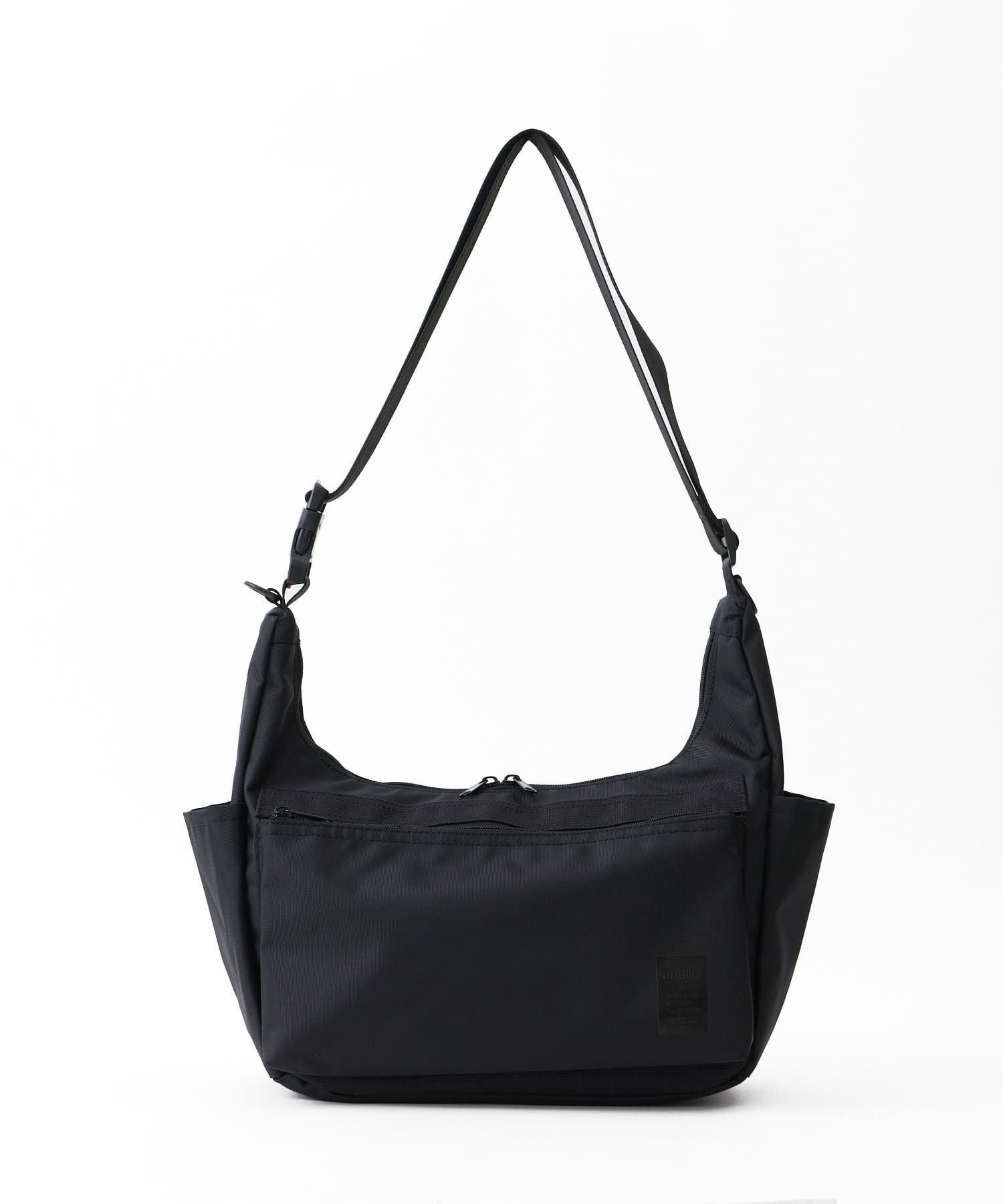 anello ショルダーバッグ TPU素材底ポケット カラーメッシュポケット 両面撥水 A4 SHARE ATH3772