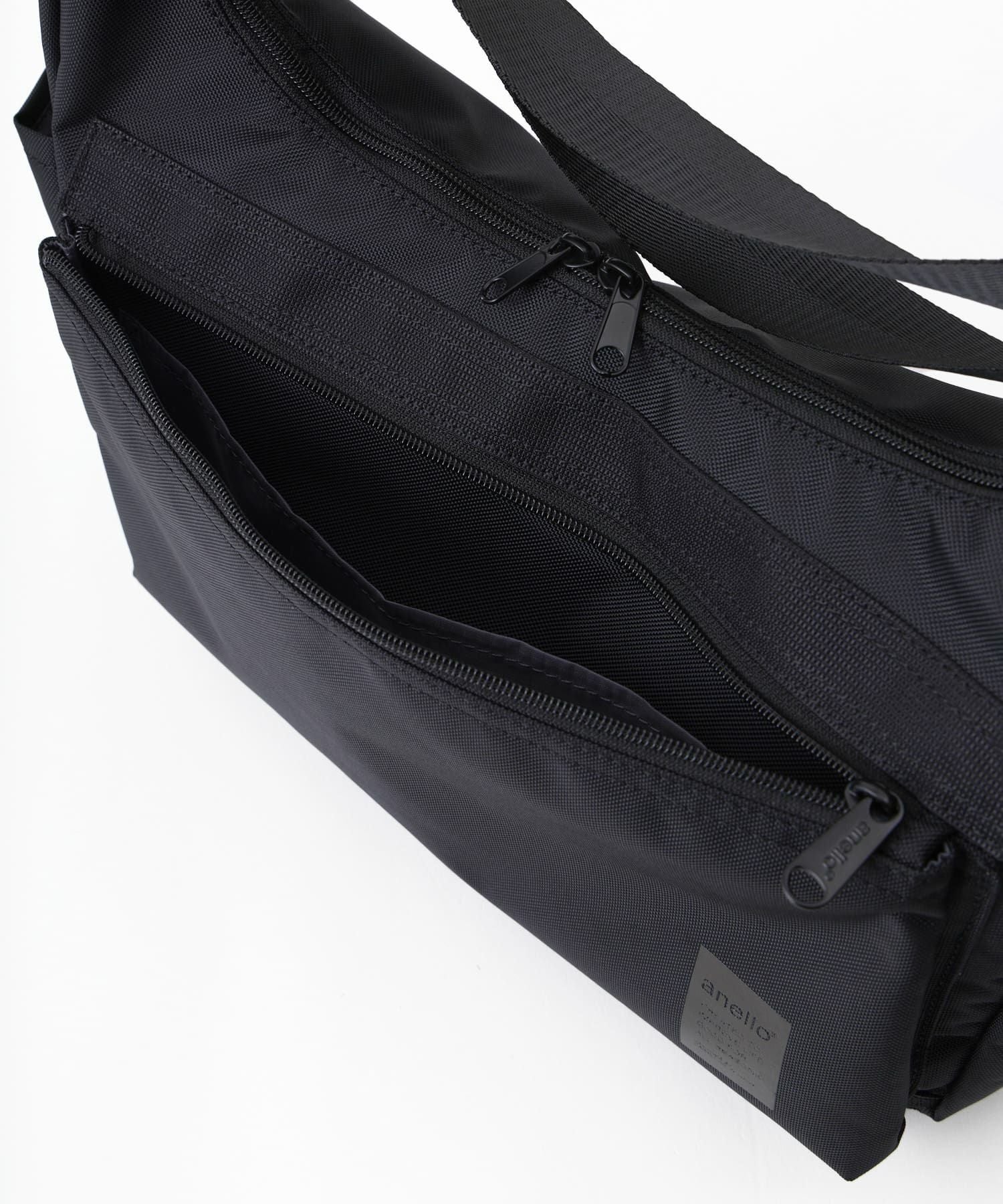 anello ショルダーバッグ TPU素材底ポケット カラーメッシュポケット 両面撥水 A4 SHARE ATH3772