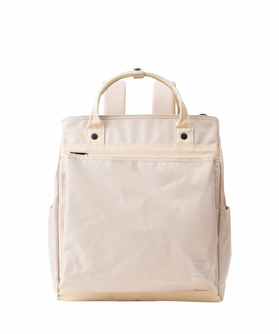 anello リュック バックパック TPU素材底ポケット カラーメッシュポケット 両面撥水 2WAY ｷｬﾘｰｵﾝ A4 SHARE ATH3773