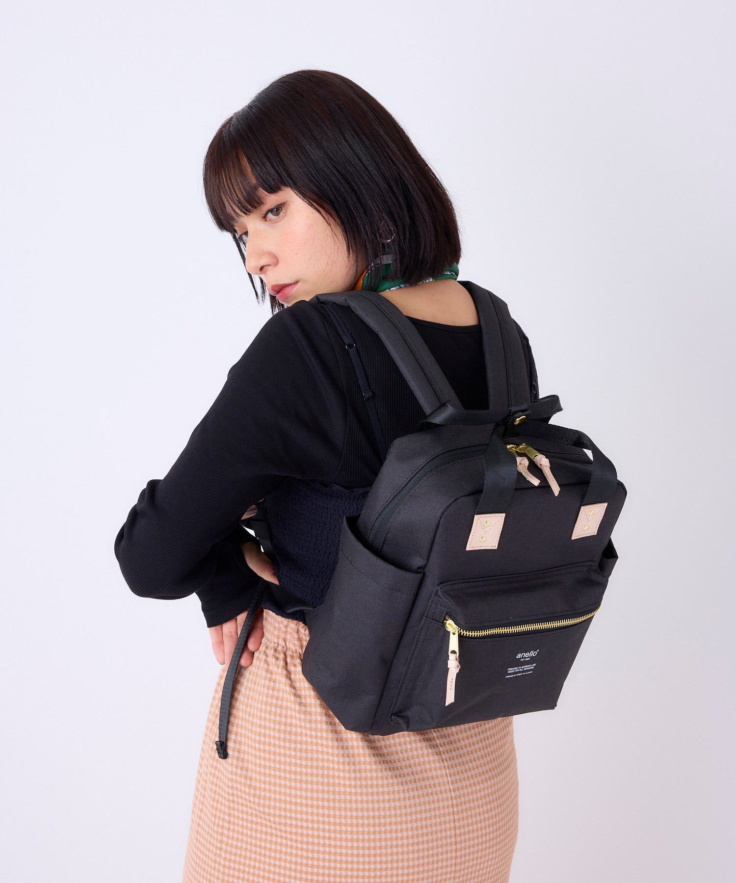 anello リュック バックパック A5 キャリーオン ハンドル付き A5 ATELIER ATM1032