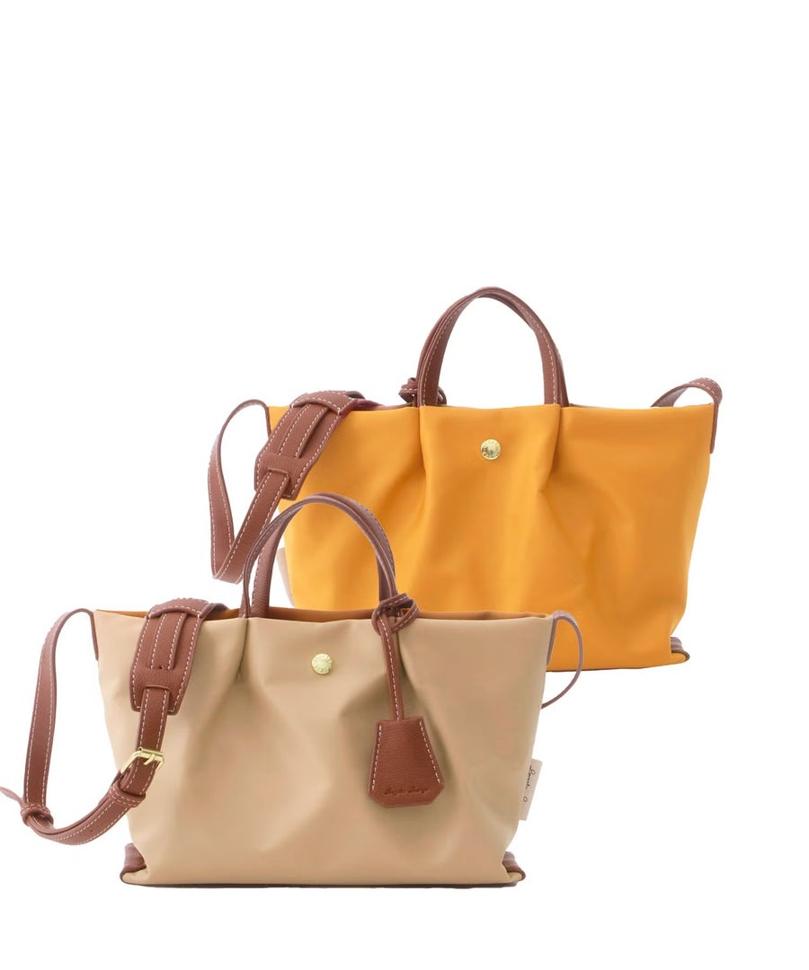 Legato Largo ショルダーバッグ 肩楽 撥水 自立 ｼｮﾙﾀﾞｰﾊﾟｯﾄﾞ付き Wﾌｪｲｽ ｸﾛｼｪｯﾄ付き 底鋲付き mini 肩楽 LH-X0591