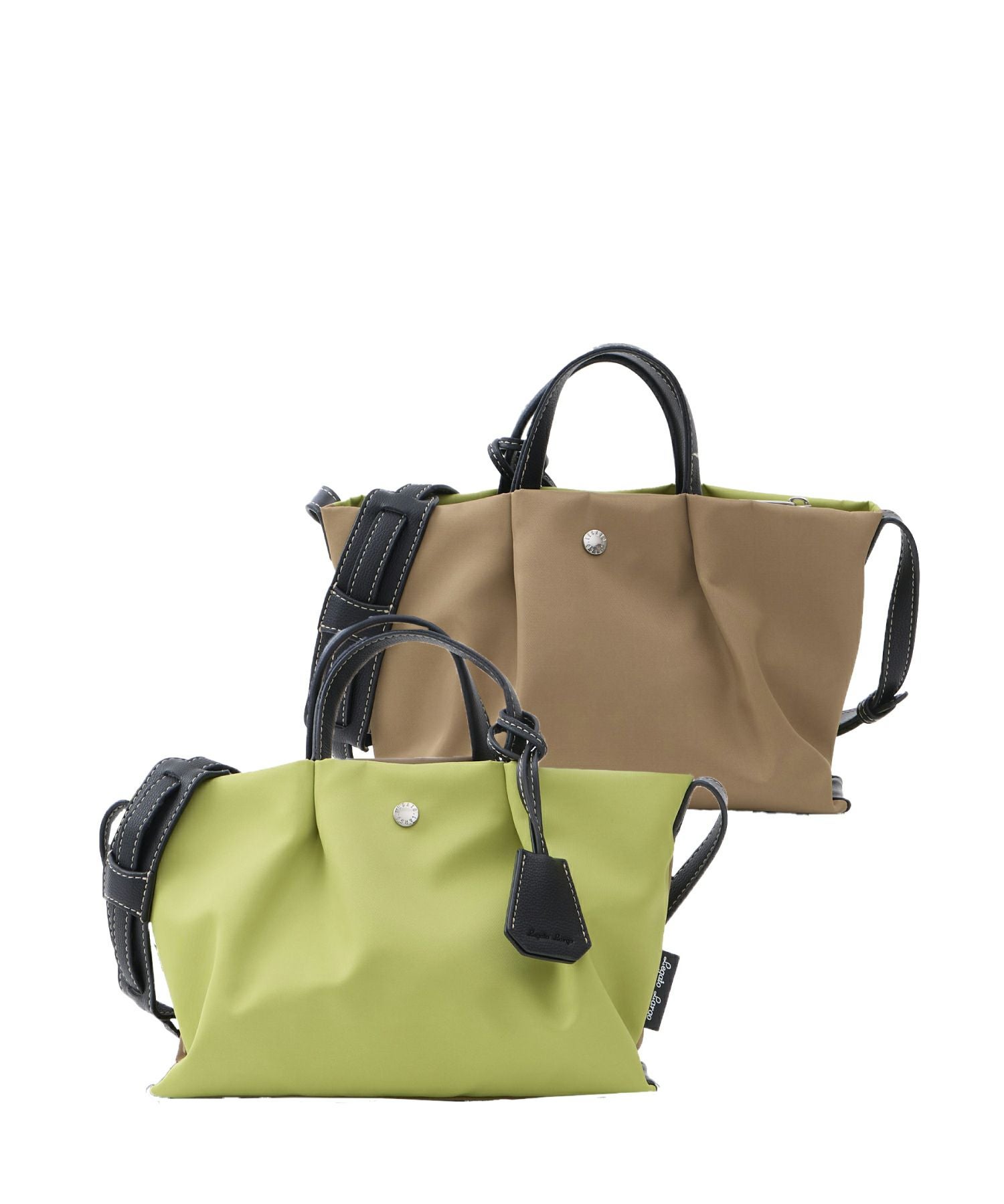 Legato Largo ショルダーバッグ 肩楽 撥水 自立 ｼｮﾙﾀﾞｰﾊﾟｯﾄﾞ付き Wﾌｪｲｽ ｸﾛｼｪｯﾄ付き 底鋲付き mini 肩楽 LH-X0591