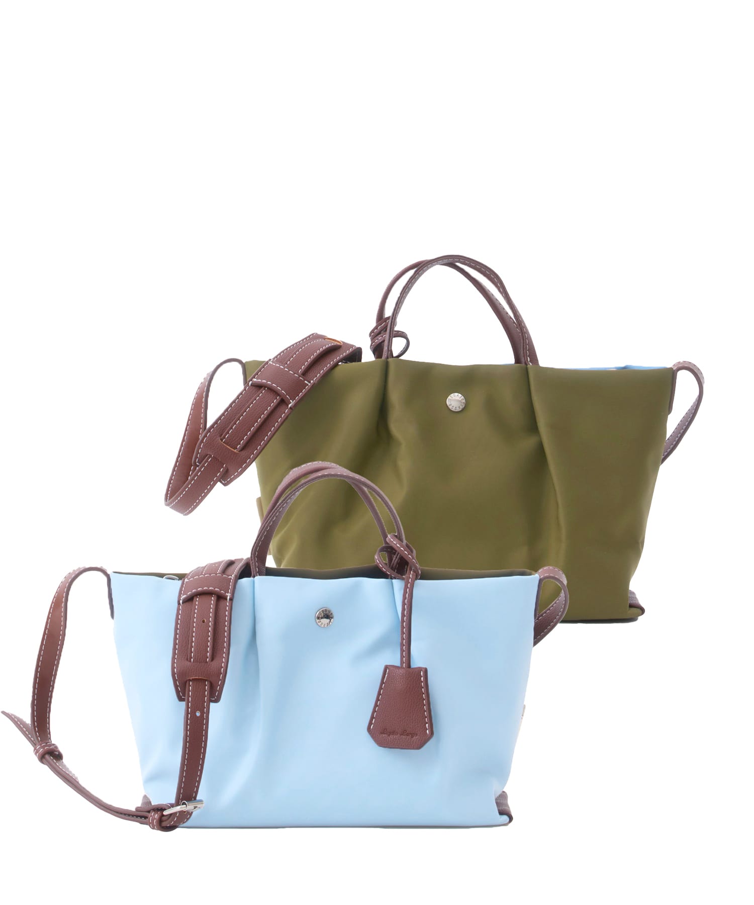 Legato Largo ショルダーバッグ 肩楽 撥水 自立 ｼｮﾙﾀﾞｰﾊﾟｯﾄﾞ付き Wﾌｪｲｽ ｸﾛｼｪｯﾄ付き 底鋲付き mini 肩楽 LH-X0591