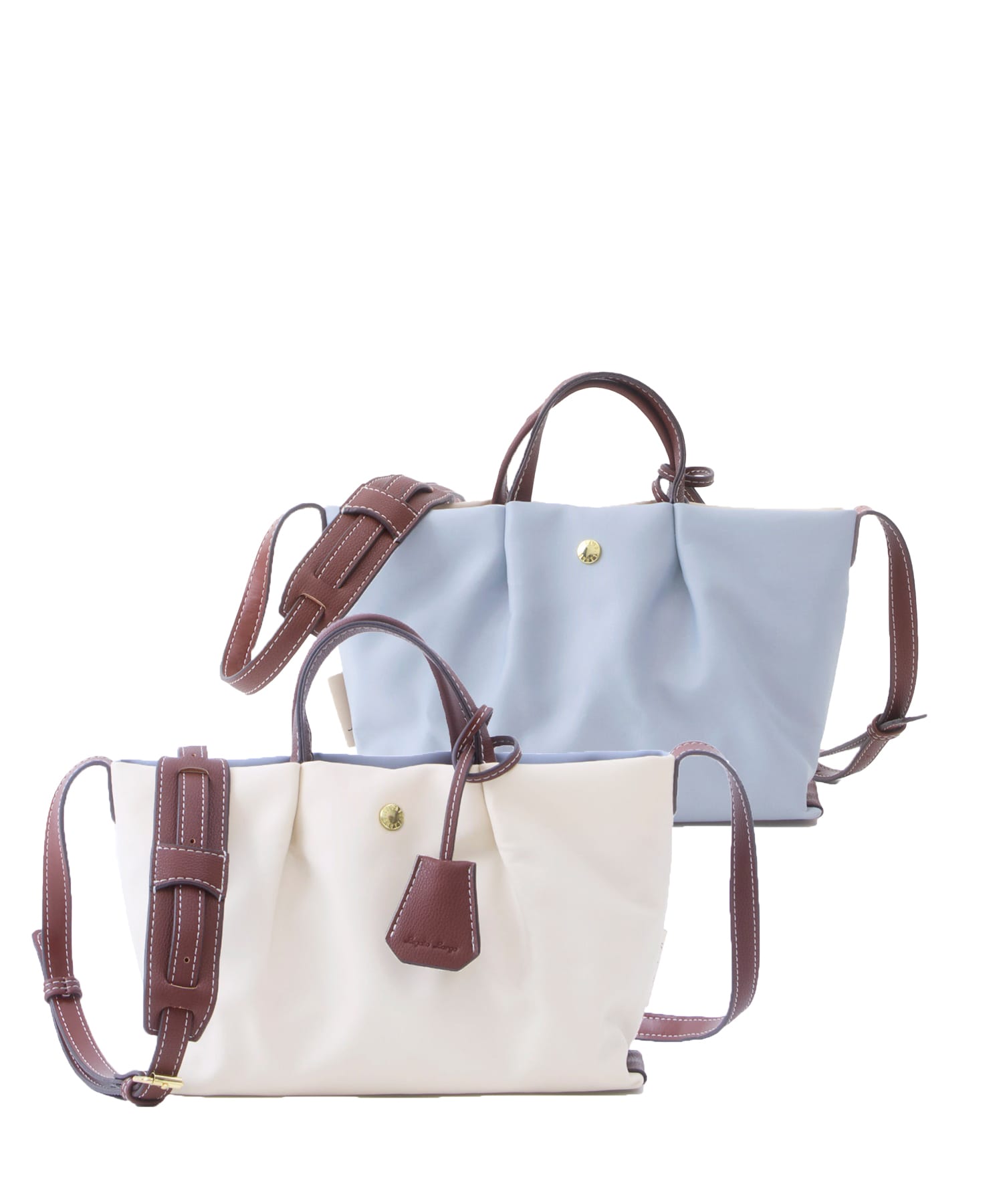 Legato Largo ショルダーバッグ 肩楽 撥水 自立 ｼｮﾙﾀﾞｰﾊﾟｯﾄﾞ付き Wﾌｪｲｽ ｸﾛｼｪｯﾄ付き 底鋲付き mini 肩楽 LH-X0591