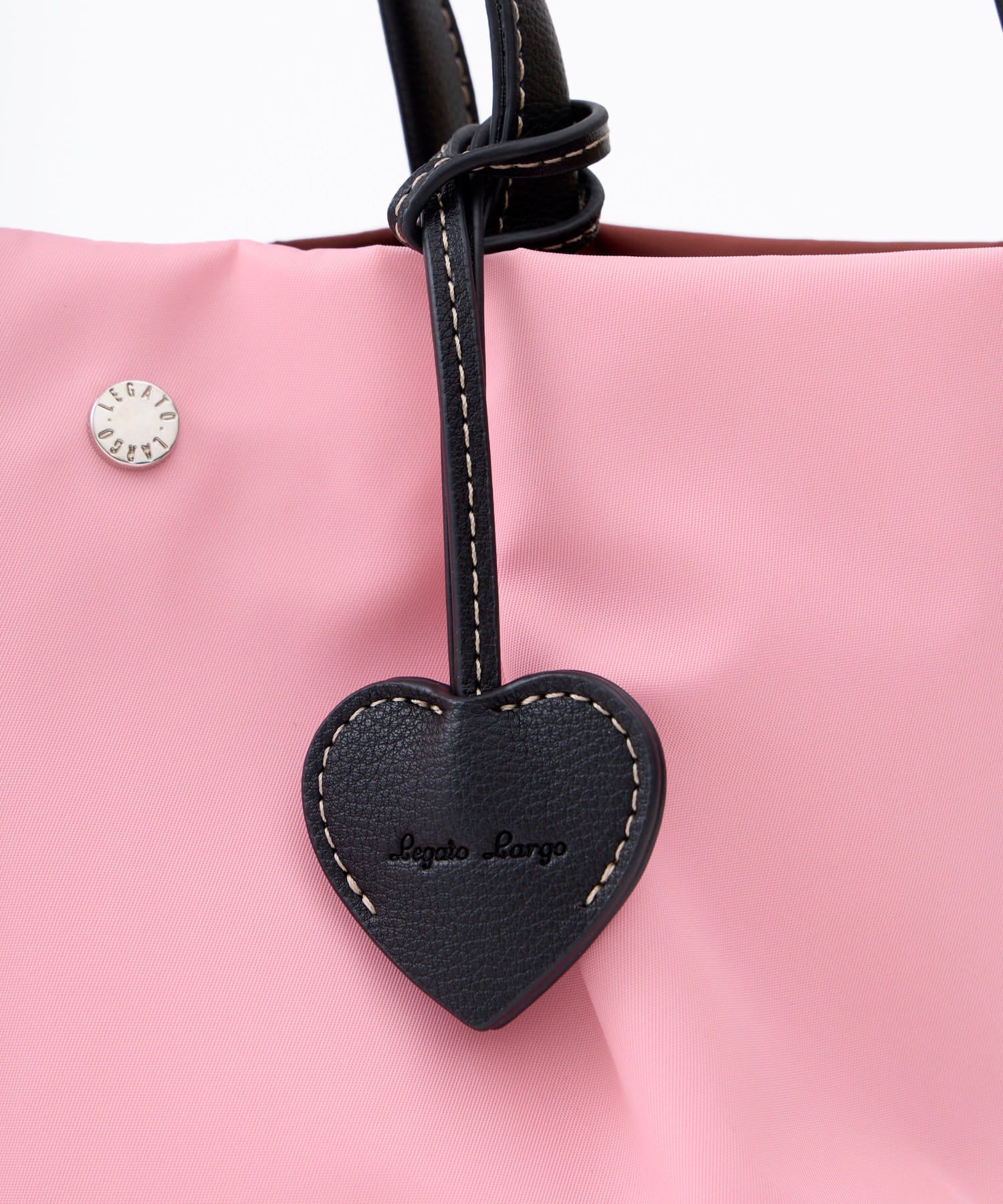 Legato Largo ショルダーバッグ 肩楽 撥水 自立 ｼｮﾙﾀﾞｰﾊﾟｯﾄﾞ付き Wﾌｪｲｽ ｸﾛｼｪｯﾄ付き 底鋲付き mini 肩楽 LH-X0591