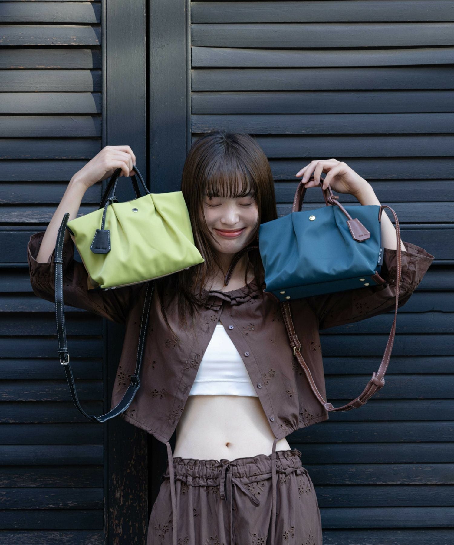 ダブルフェイス ミニショルダーバッグ/肩楽 | ショルダーバッグ