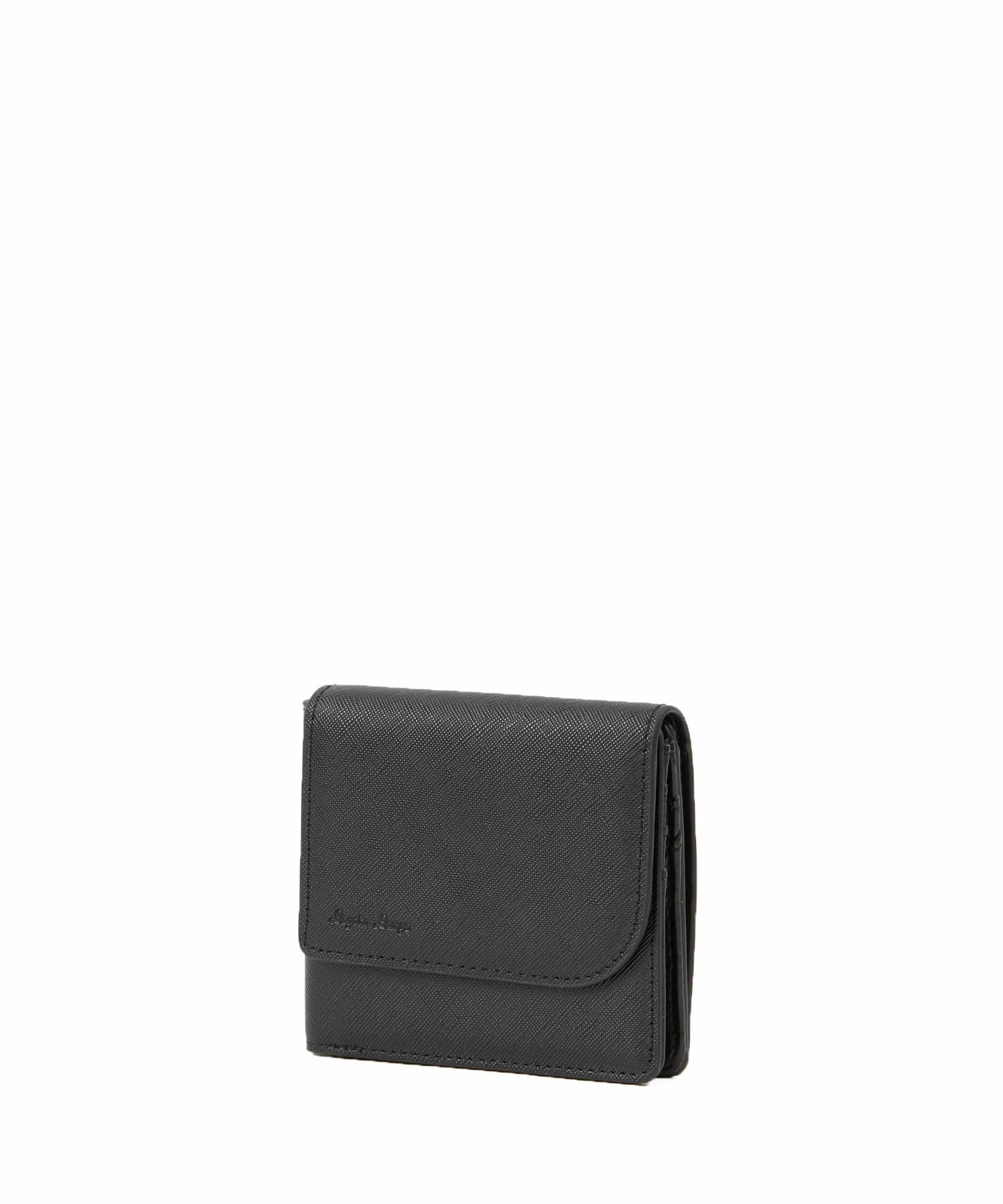 Legato Largo 折財布 2つ折り コンパクト カクシボ合皮 お手入れ楽 大容量 高見え 0 マルゴトウォレット LJ-W0082