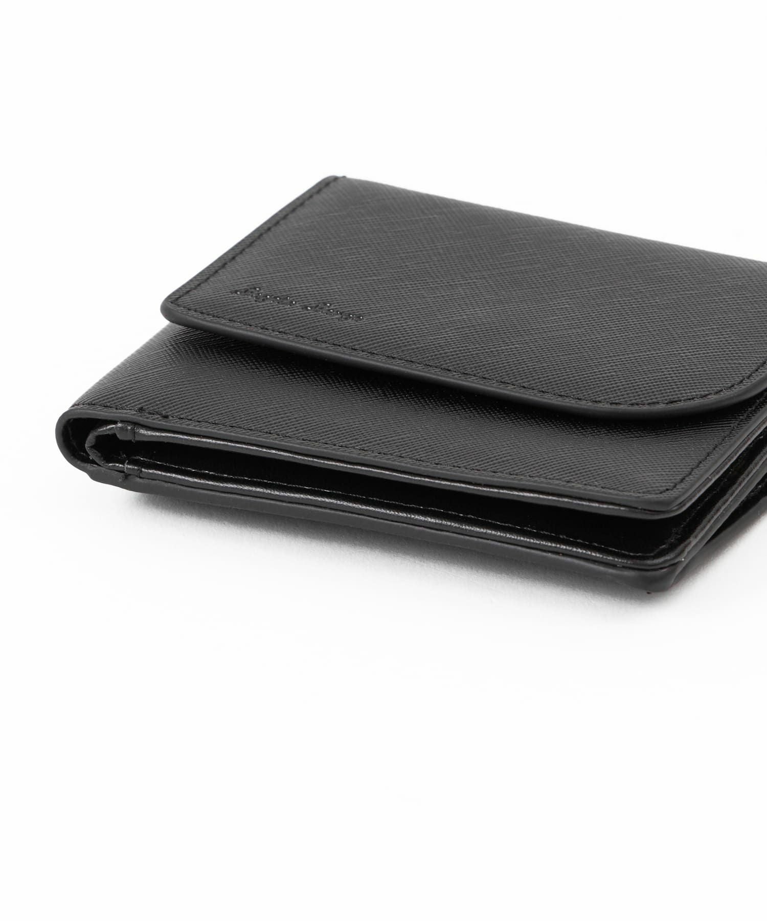 Legato Largo 折財布 2つ折り コンパクト カクシボ合皮 お手入れ楽 大容量 高見え 0 マルゴトウォレット LJ-W0082