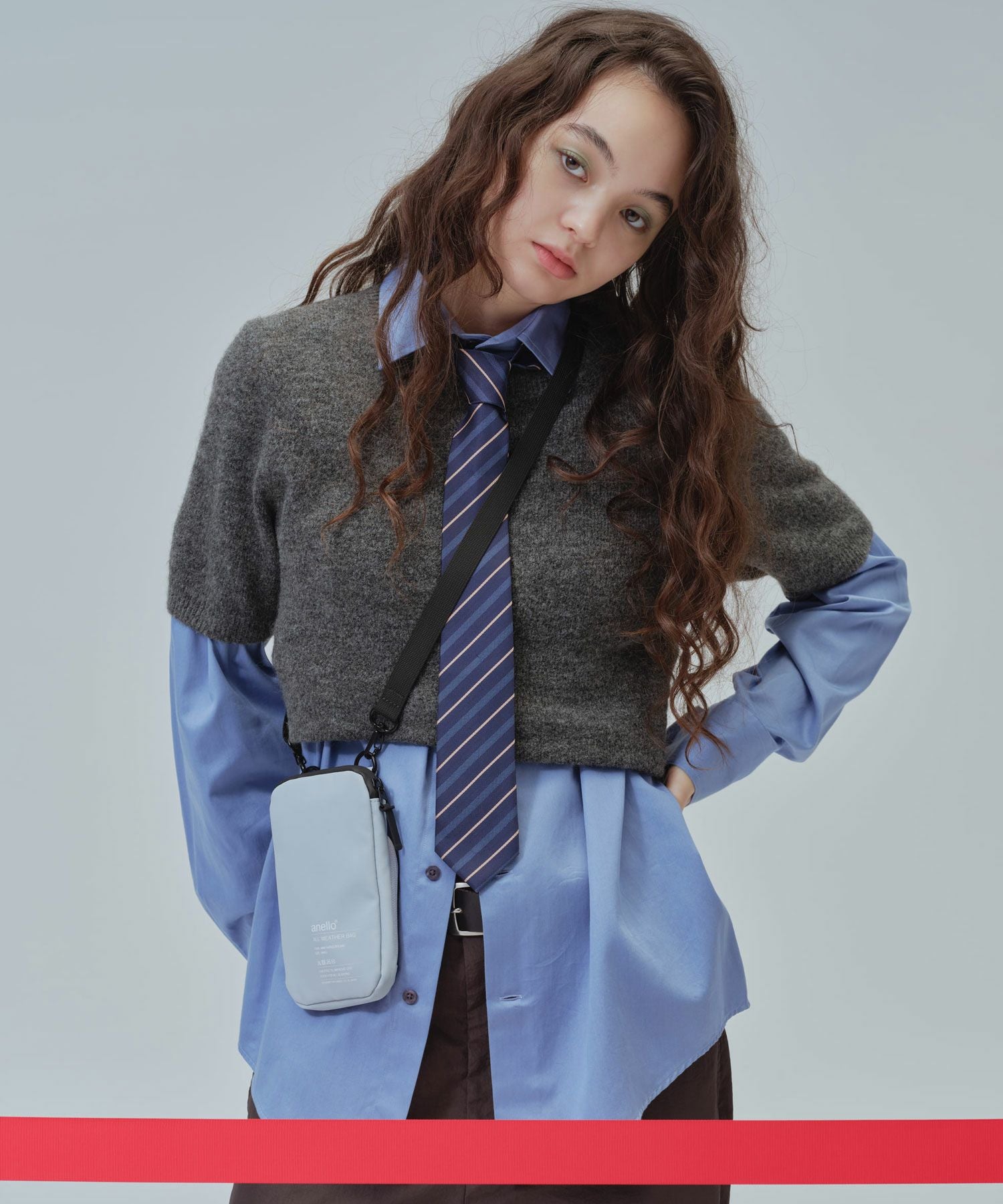 anello ショルダーバッグ 耐水 止水ファスナー mini NIMBUS ATS1431