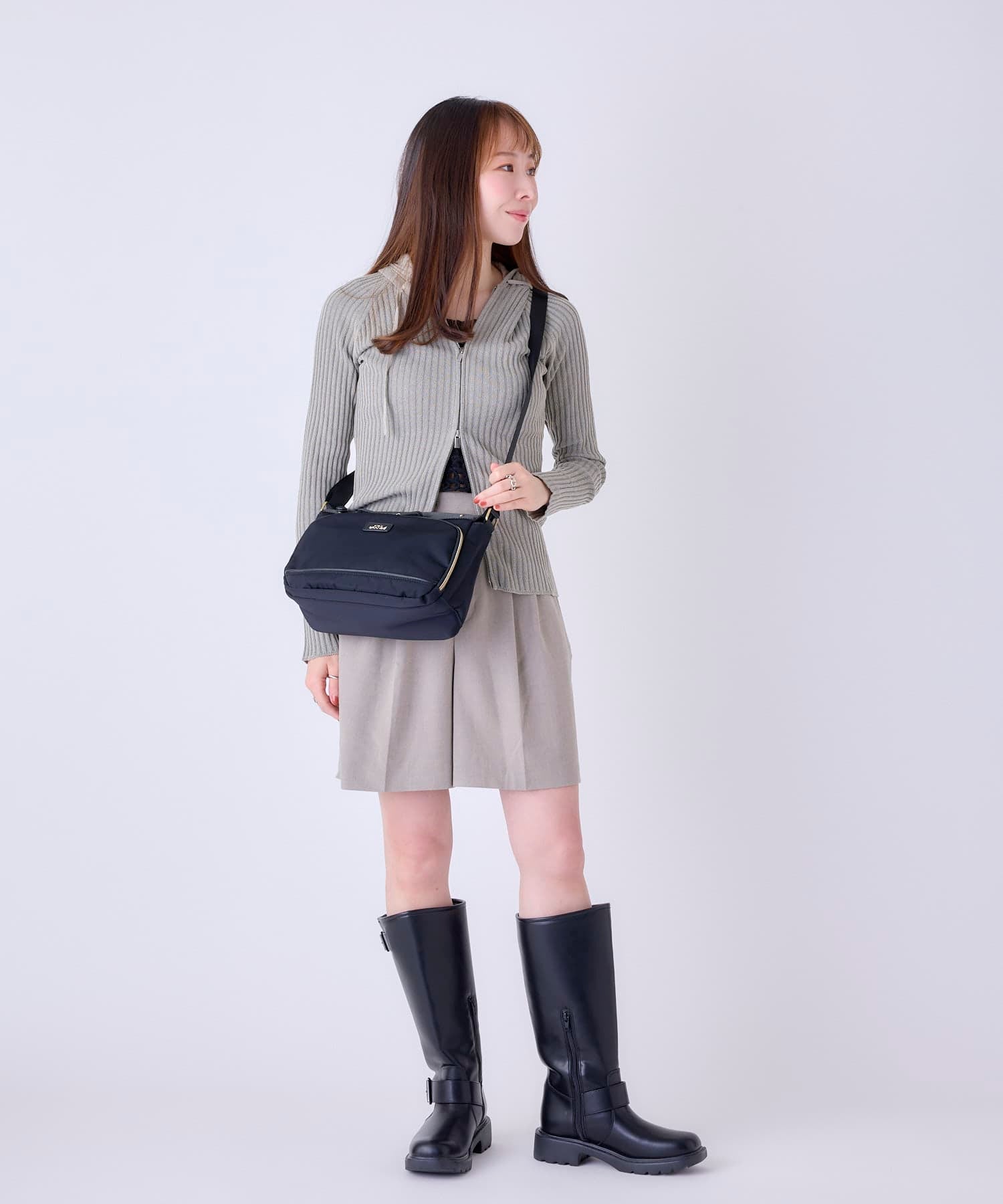 anello GRANDE ショルダーバッグ A5収納 多機能 撥水 GTM1041