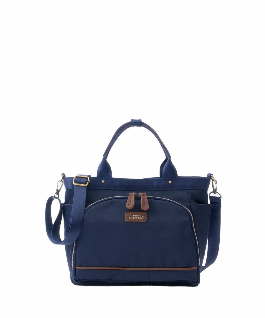 anello GRANDE ショルダーバッグ 撥水 2WAY GTM1042 ネイビー