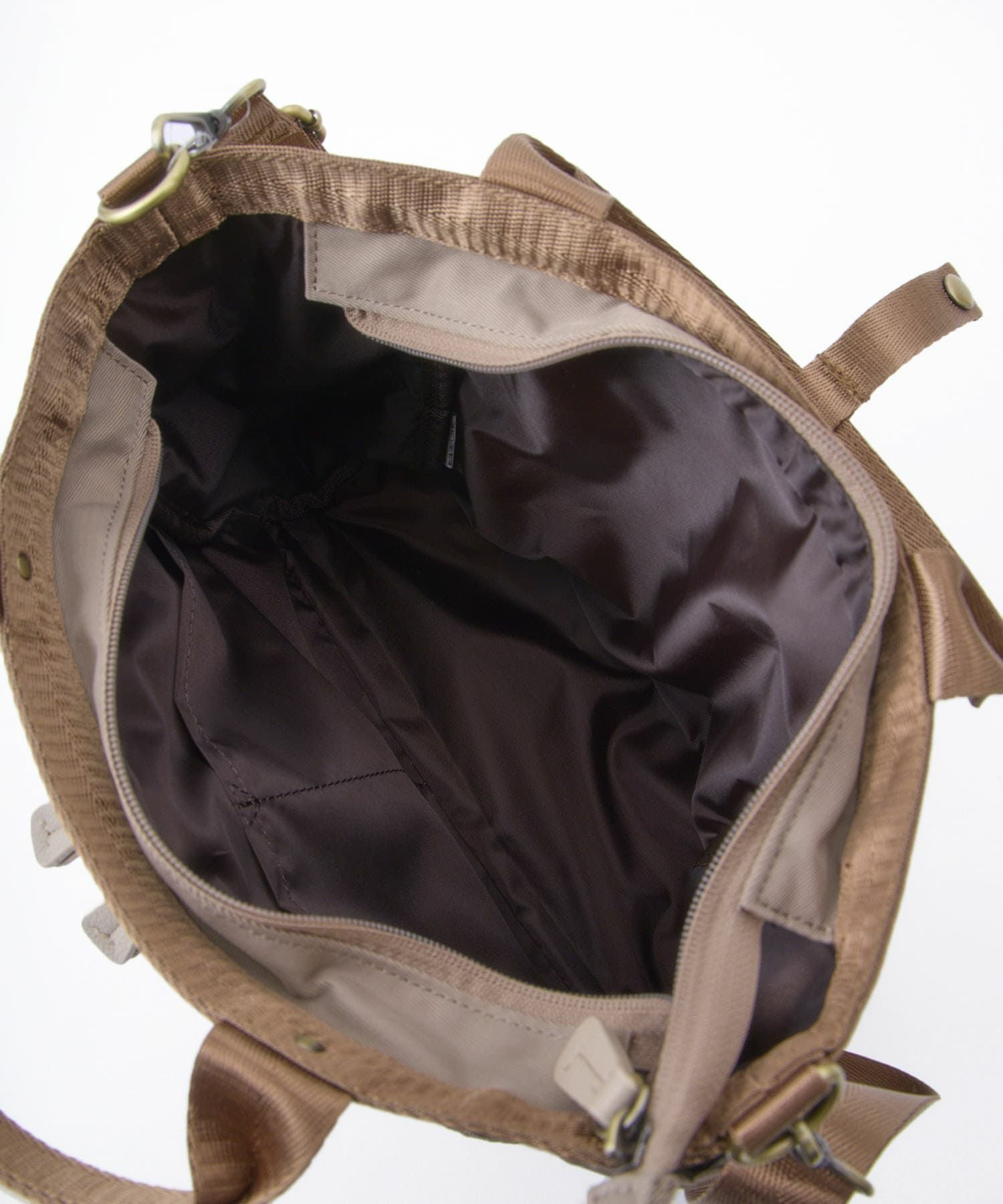 anello GRANDE ショルダーバッグ 撥水 2WAY GTM1042 ベージュ