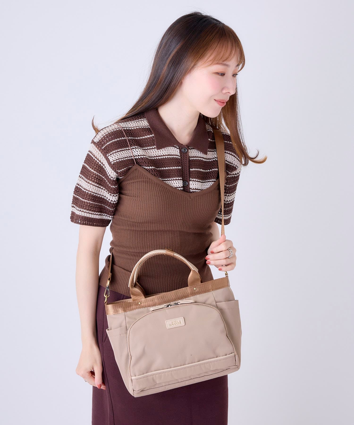 anello GRANDE ショルダーバッグ 撥水 2WAY GTM1042 