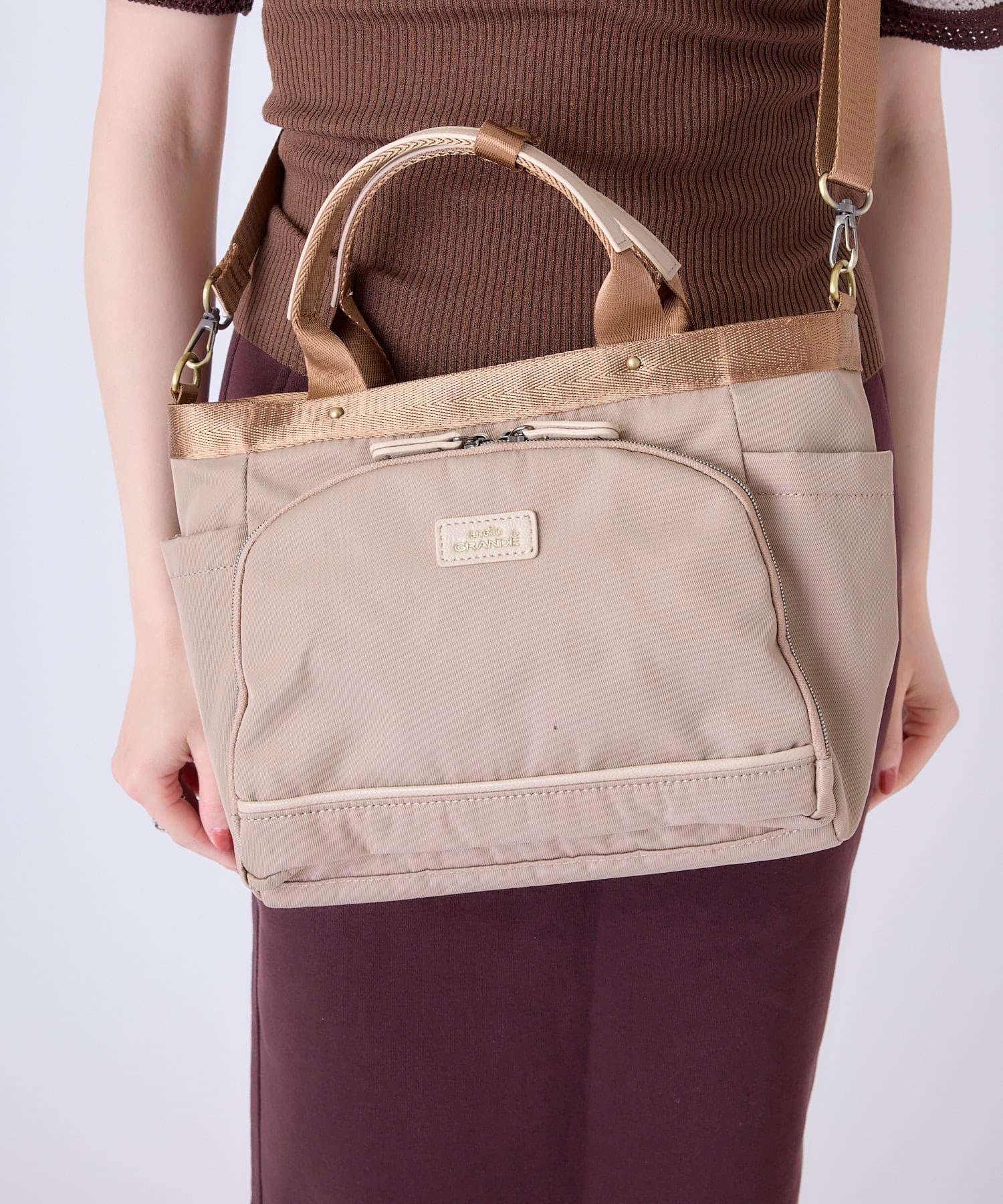 anello GRANDE ショルダーバッグ 撥水 2WAY GTM1042 