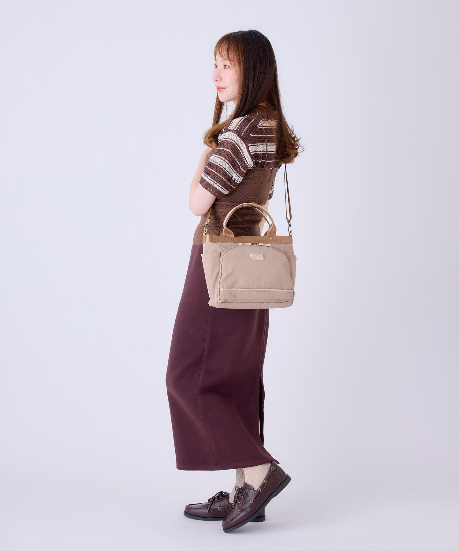 anello GRANDE ショルダーバッグ 撥水 2WAY GTM1042 