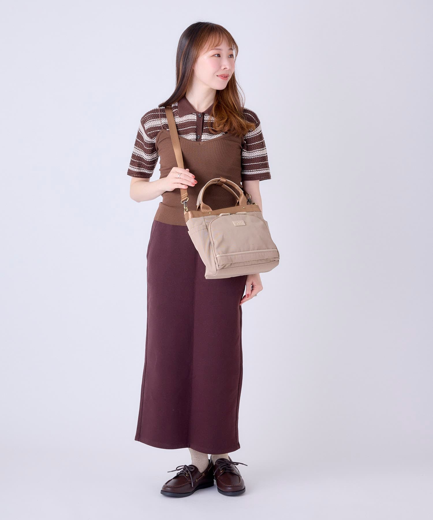 anello GRANDE ショルダーバッグ 撥水 2WAY GTM1042 