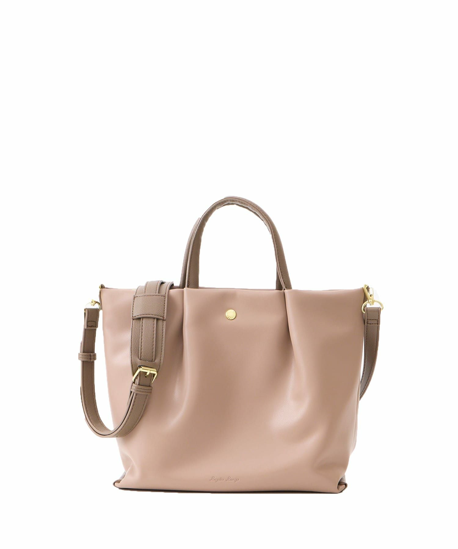 Legato Largo ショルダーバッグ 三層 ショルダーパッド 肩楽 2WAY A5 肩楽 LH-W0162